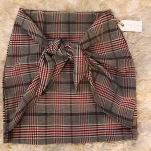 Ivory Rose trendy plaid skirt